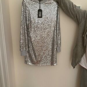 All Saints glittery cocktail dress.  Brand new with tags.   XS.